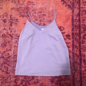 Lavender spaghetti strap blouse